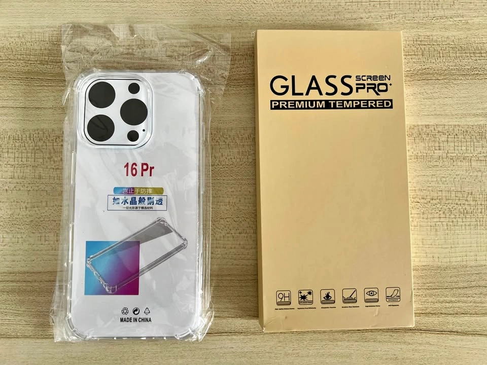 New clear case for iPhone 16 pro and pro max with screen protect