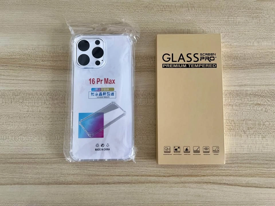 New clear case for iPhone 16 pro and pro max with screen protect - photo 3