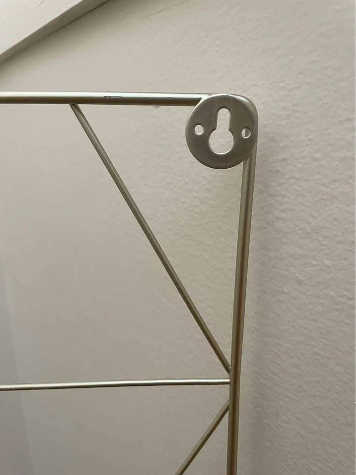 Gold Metal Wall Grid / Photo Display Board & Memo Board - photo 3