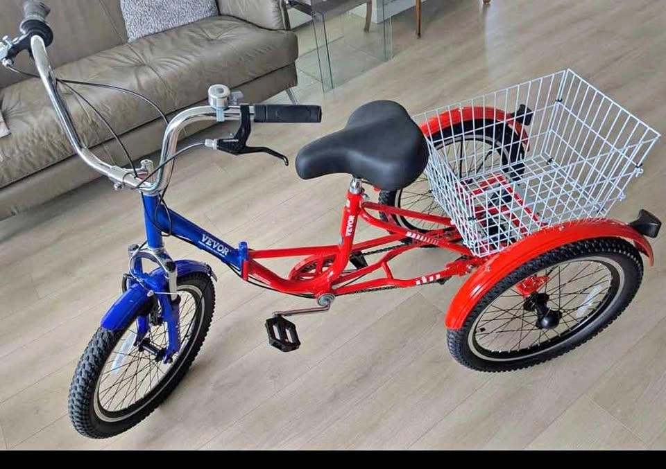 VEVOR Adult Tricycle with Cargo Basket