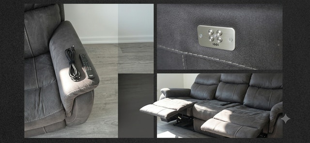 Power Reclining Sofa with 5-year warranty