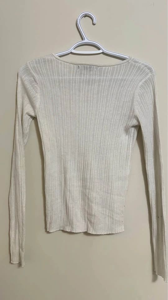Dazy Ribbed Long Sleeve Top - photo 4