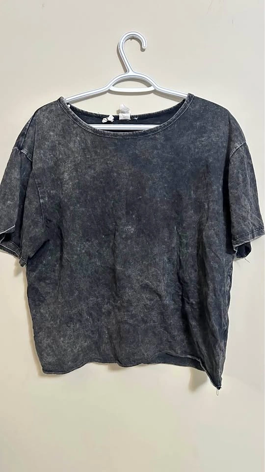 Black Acid Wash T-Shirt