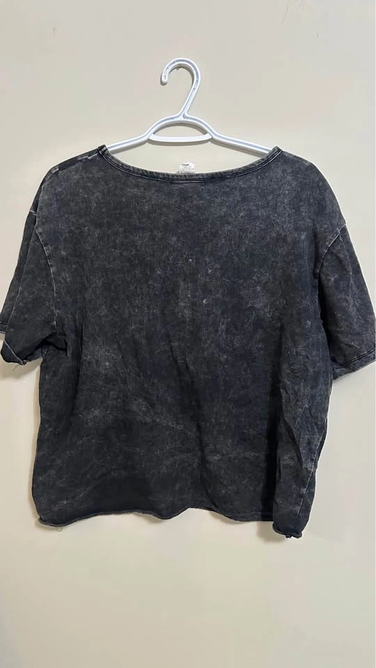 Black Acid Wash T-Shirt - photo 2
