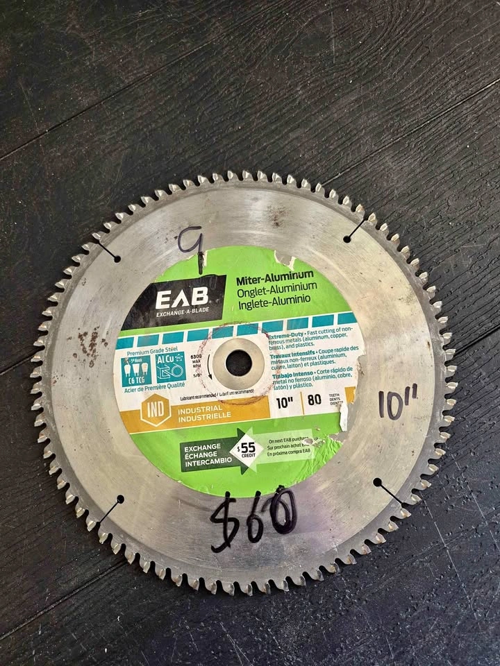 Aluminum 10" blade