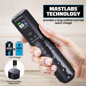 MAST TATTOO Fold2 Pro Wireless Tattoo Gun Rotary Pen - photo 2