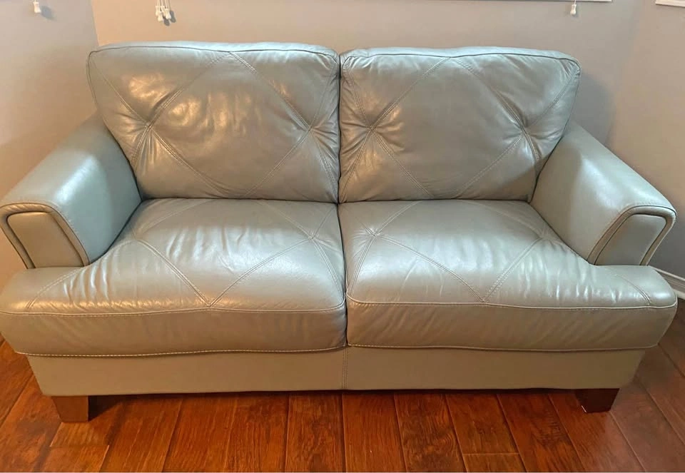 Leather Loveseat