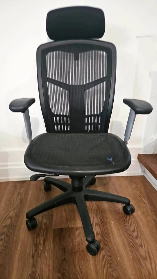 Lorell Ergonomic Mesh Office Chair with Headrest