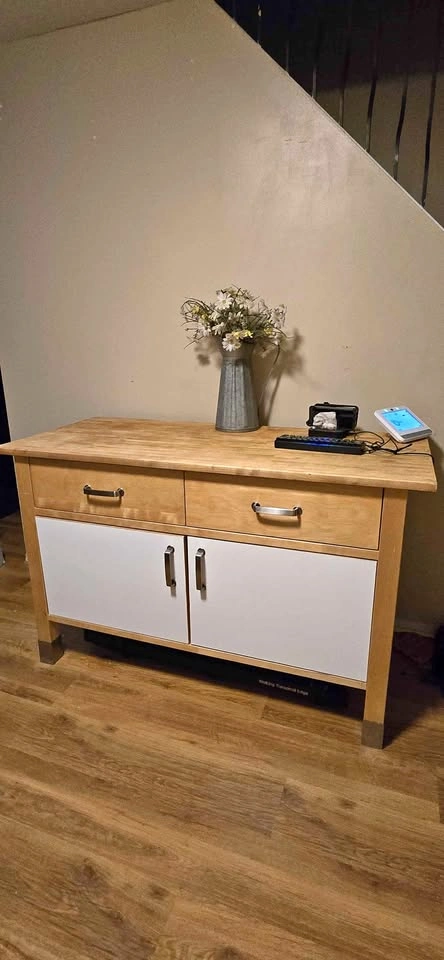 Butcher top kitchen island