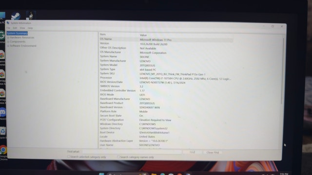 Lenovo ThinkPad P15v – i7 | 32GB RAM | NVIDIA | Windows 11 Pro - photo 4