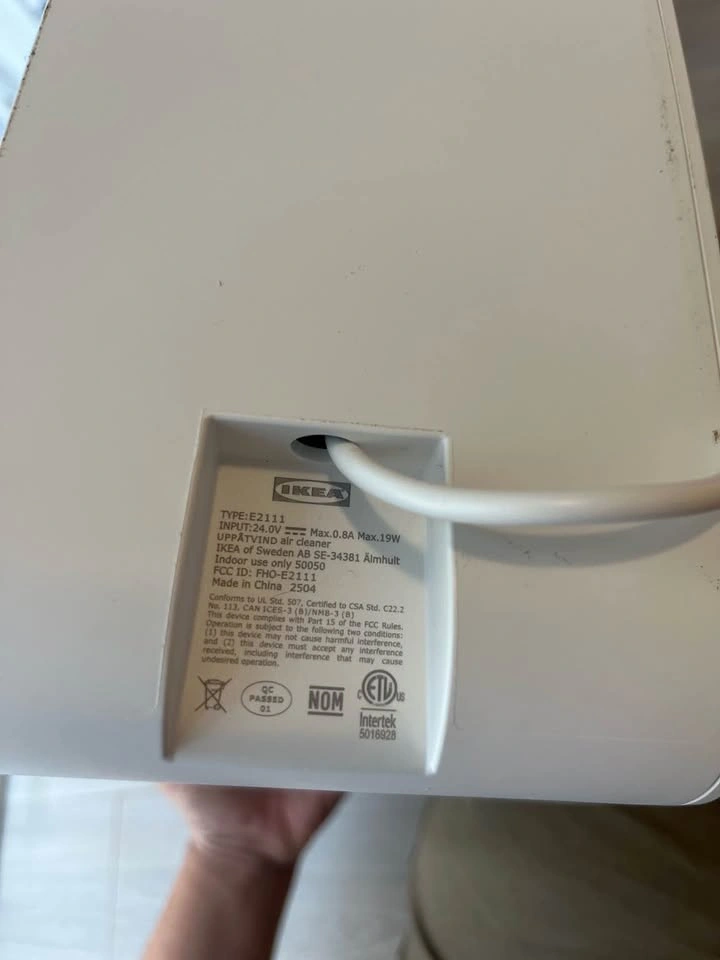 IKEA UPPÅTVIND Air Purifier – Excellent Condition - photo 2