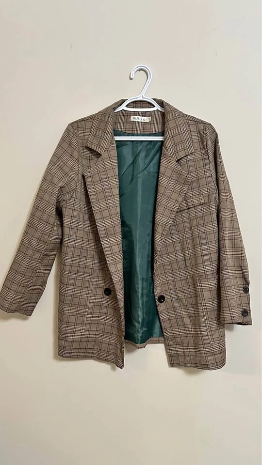 Plaid Blazer