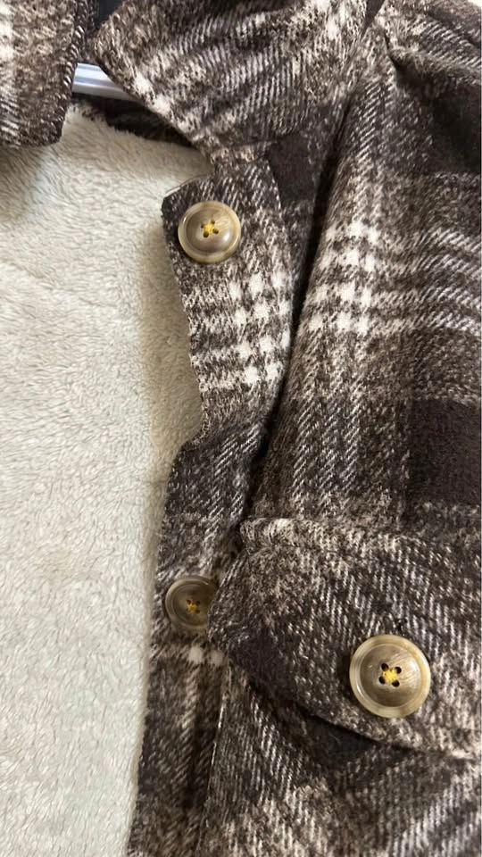 Streetwear Society Sherpa-Lined Plaid Shacket - photo 2
