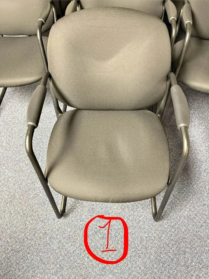 Black Office Guest Chairs with Arms