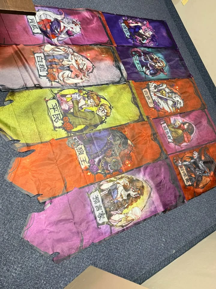Werewolf Game Character Fabric Banners - Set of 15 - photo 2