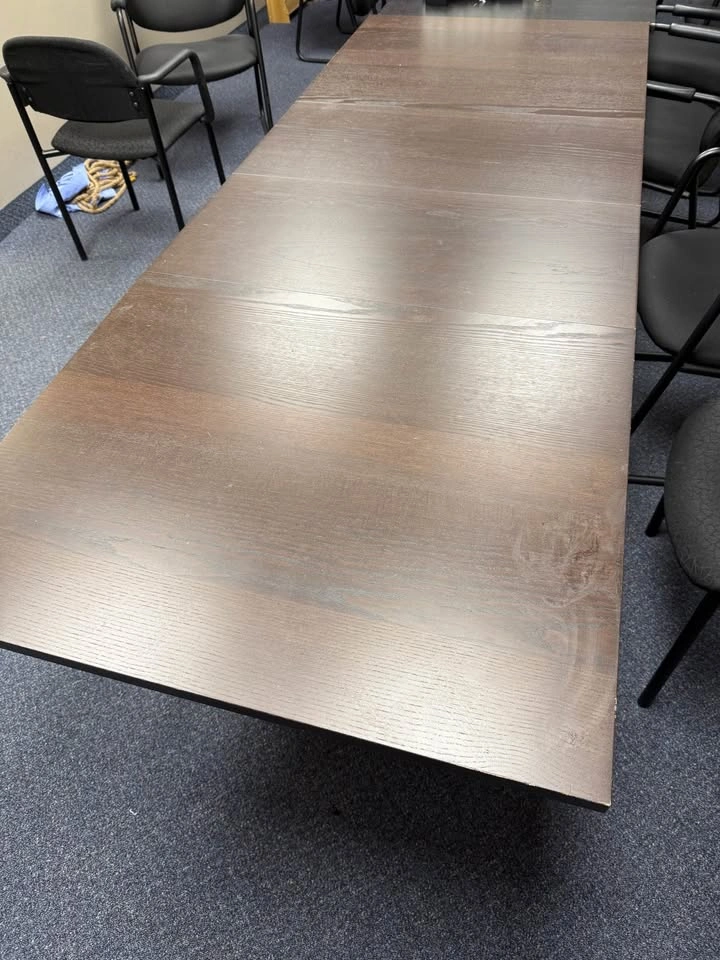 IKEA Extendable Dining Table – Black / Dark Brown – 2 Available - photo 2