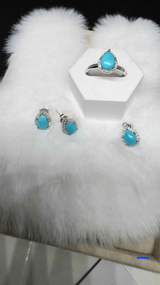 Turquoise S925 Jewelry set - photo 5