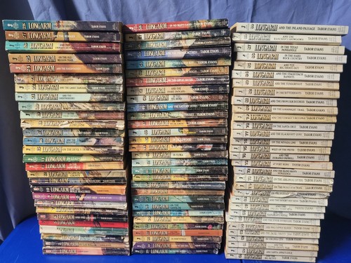 LONGARM, Tabor Evans lot of 216 Western paperback books
