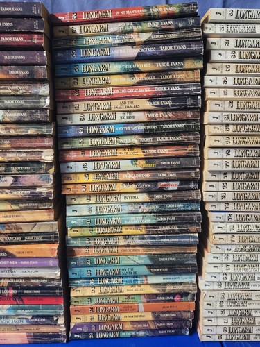 LONGARM, Tabor Evans lot of 216 Western paperback books - photo 3