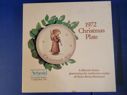 Schmid Sister Hummel 1972 Christmas Plate - 2nd in Series - photo 2