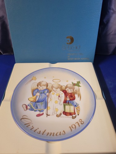 Schmid Sister Hummel 1978 Heavenly Trio Christmas Plate