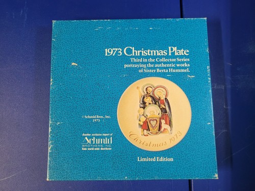 Schmid Sister Hummel 1973 Christmas Plate - 3rd in Series - photo 2