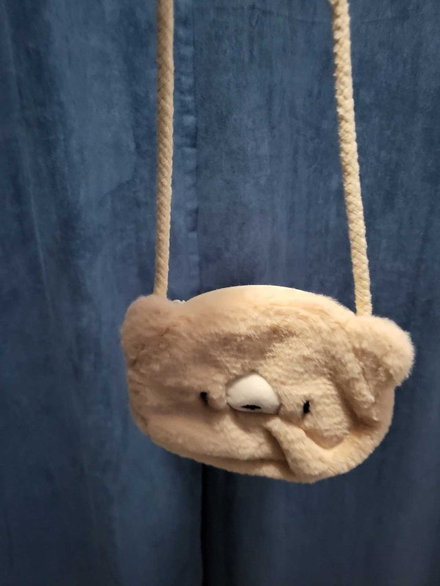 Fuzzy Bear Mini Purse Bag - photo 3