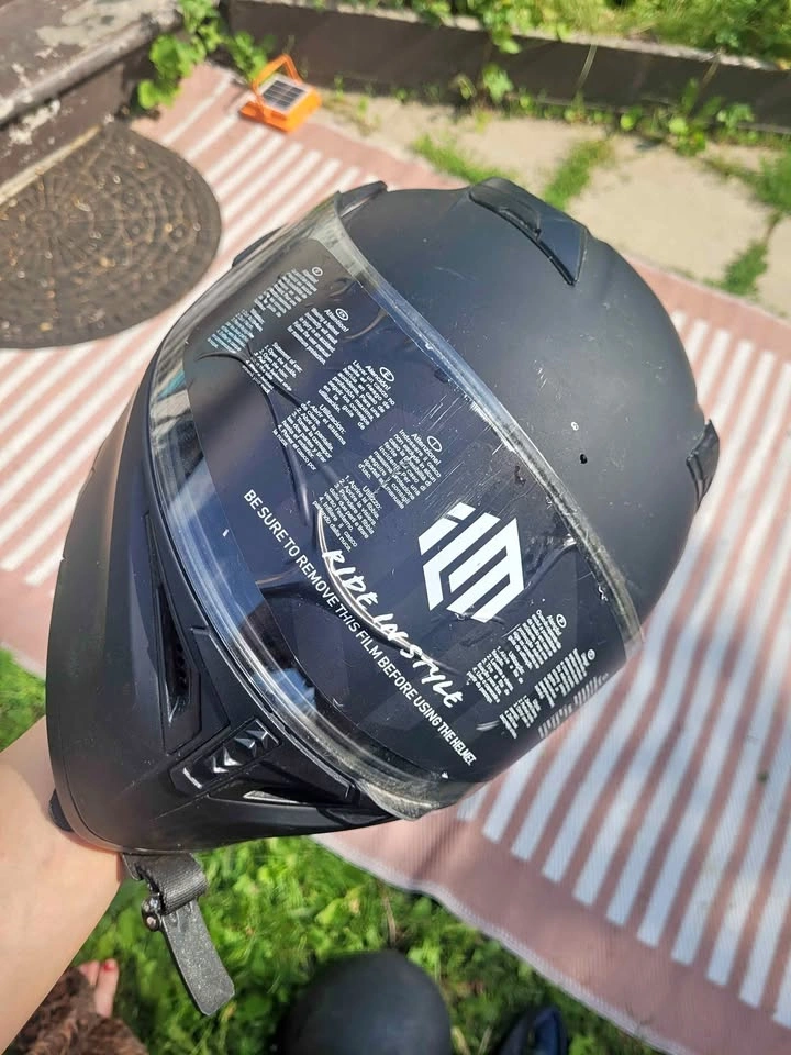 2 NEW Full Face Motorcycle Helmets - ILM & Rjays