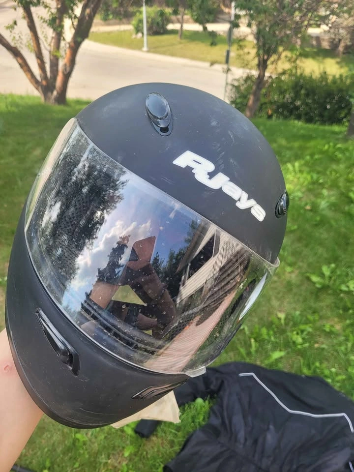 2 NEW Full Face Motorcycle Helmets - ILM & Rjays - photo 2