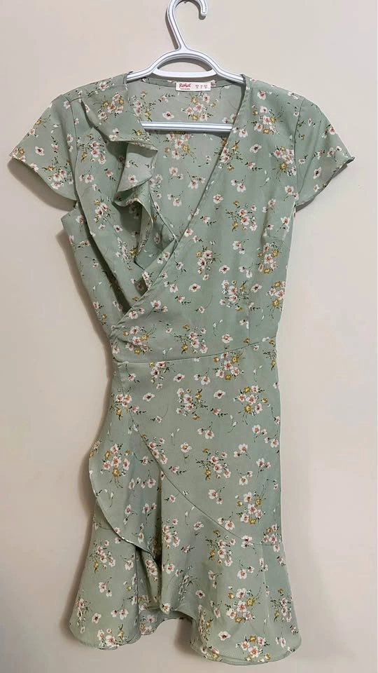 Floral Wrap Dress