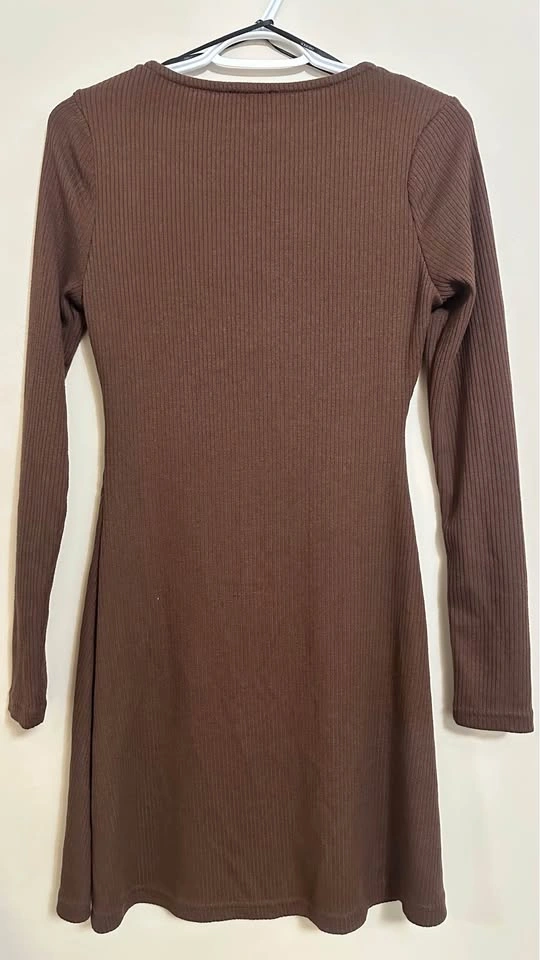 Forever 21 Ribbed Long Sleeve Mini Dress - photo 3