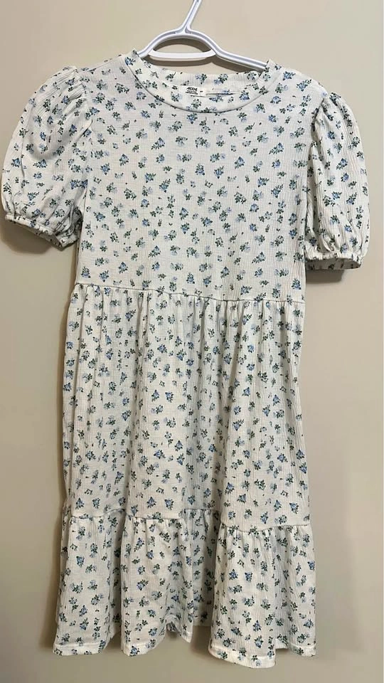 Ardene Floral Tiered Puff Sleeve Dress