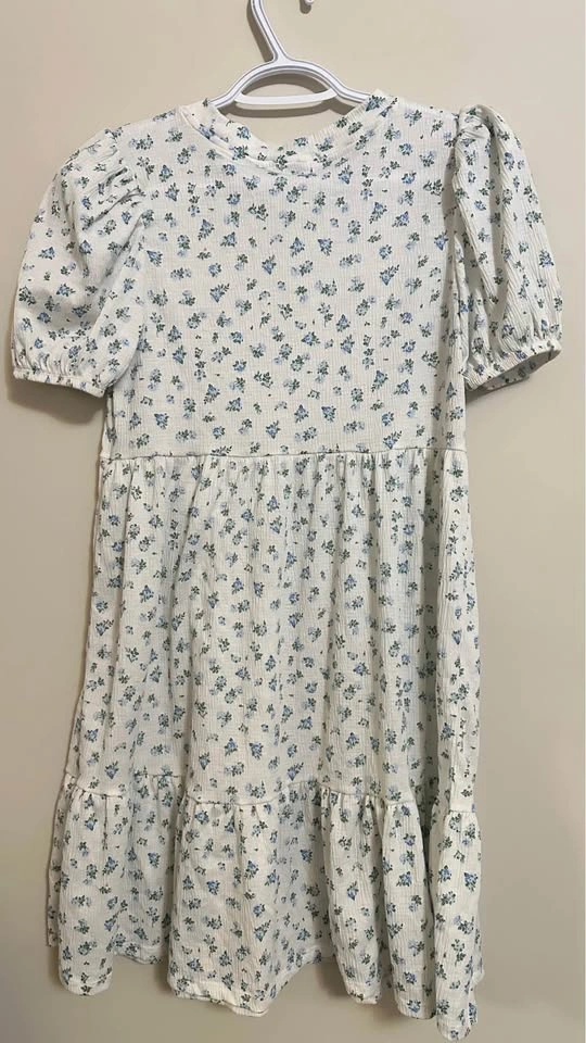 Ardene Floral Tiered Puff Sleeve Dress - photo 3