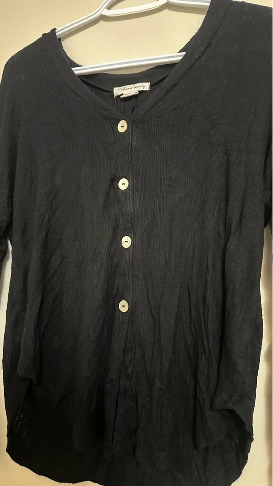 Streetwear Society Black Cardigan - photo 2