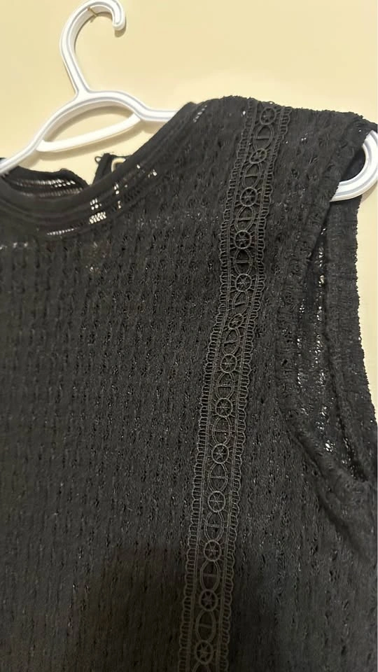 C&A Black Lace Sleeveless Top - photo 2