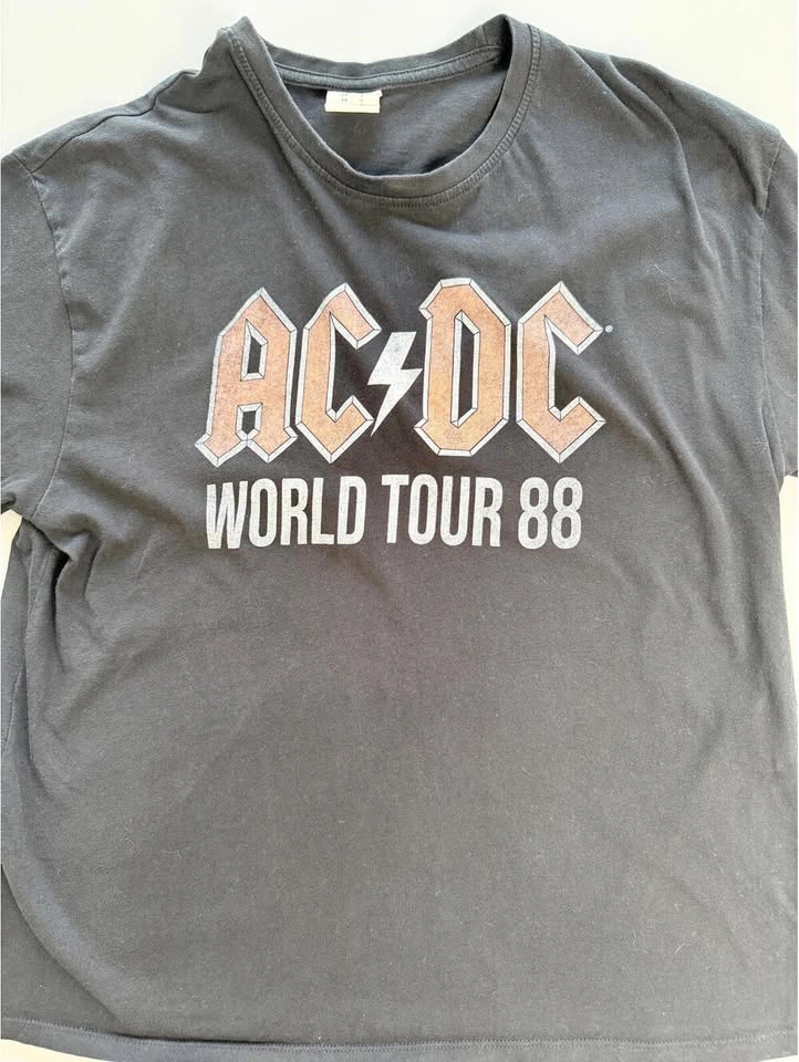 ACDC World Tour 1988 T Shirt Vintage Style Graphic Tee L - photo 2