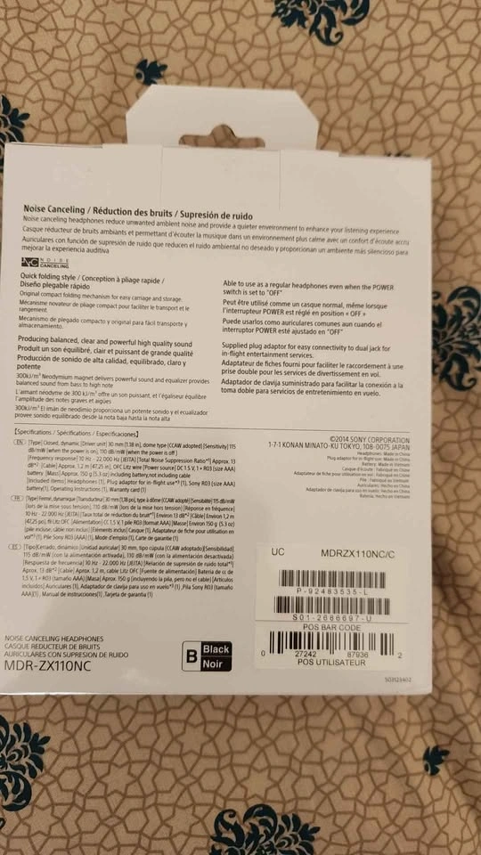 Sony MDR-ZX110NC Noise Canceling Headphones - photo 3