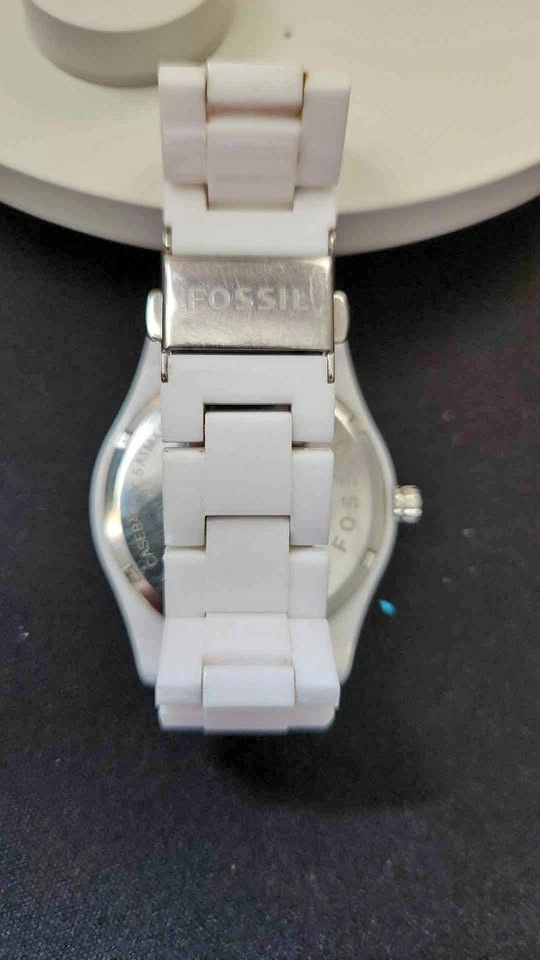 Fossil Stella White Resin Multifunction Watch