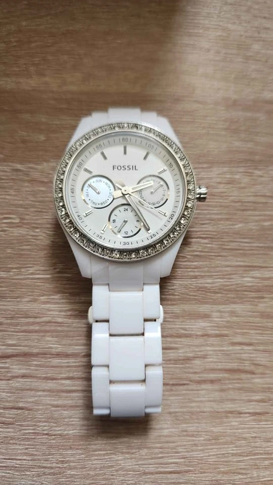 Fossil Stella White Resin Multifunction Watch - photo 2