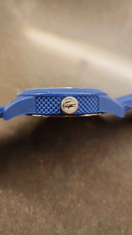 Lacoste 12.12 Blue Silicone Strap Watch - photo 3