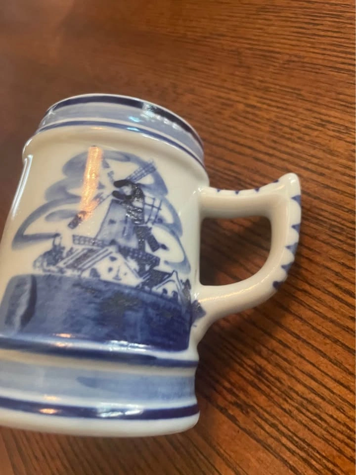 Vintage Delft mini beer stein - photo 2