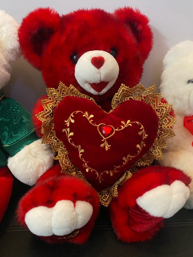 Valentine's Day Plush Red Teddy Bear
