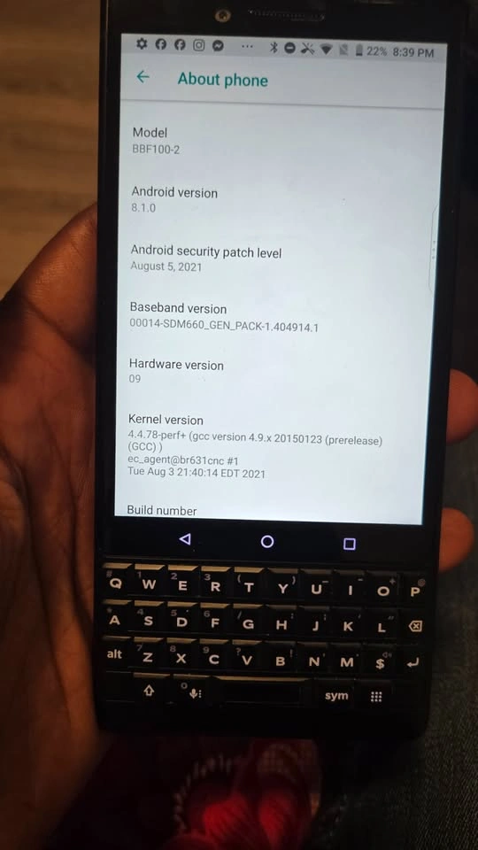 BlackBerry KEY2 64GB Black (BBF100-2) Unlocked - Complete in Box - photo 3