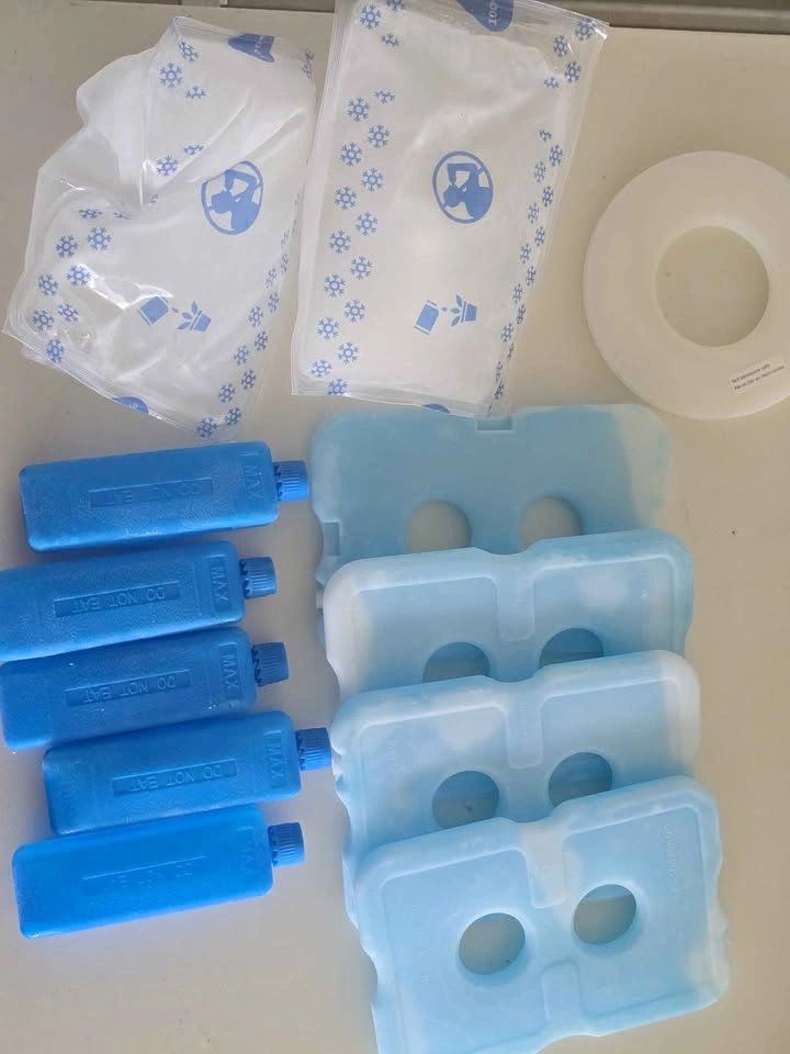 Assorted Reusable Ice Packs and Cooler Accessory