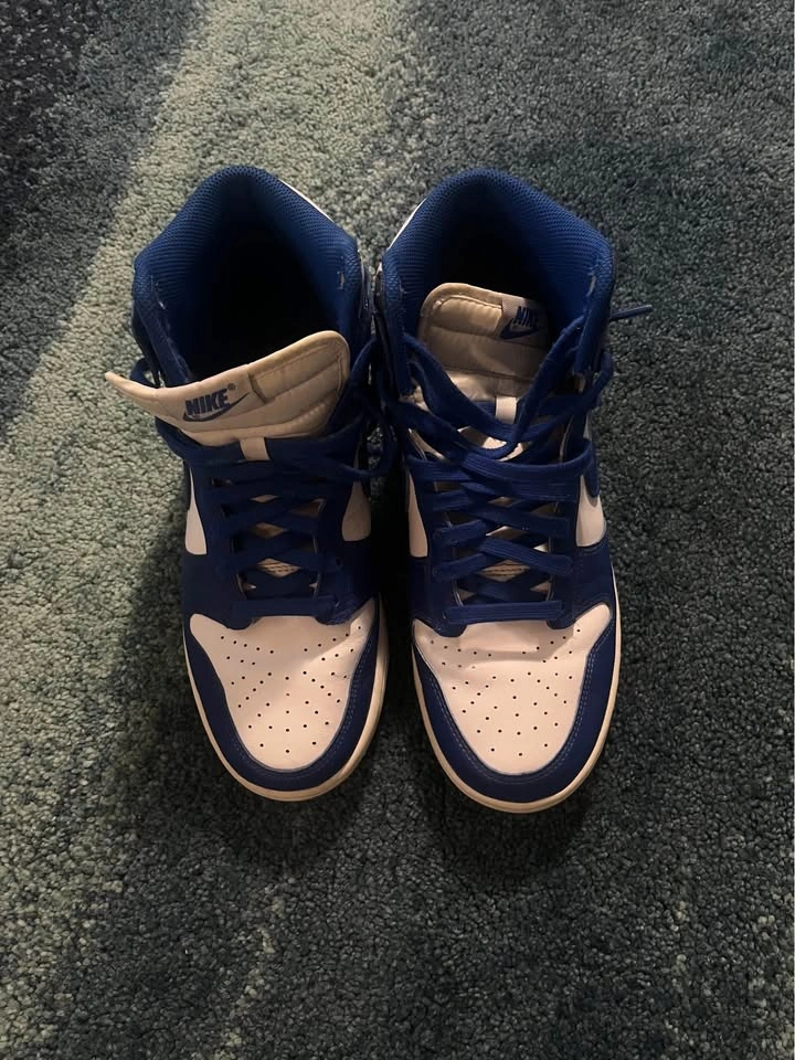 Nike Dunk Highs - Royal Blue Size 8 Men's - photo 2