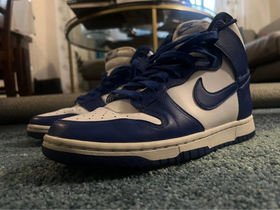 Nike Dunk Highs - Royal Blue Size 8 Men's - photo 3