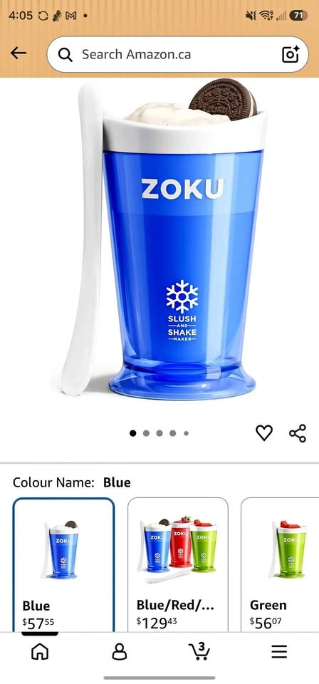 Zoku slush / shake makers plus Popsicle molds