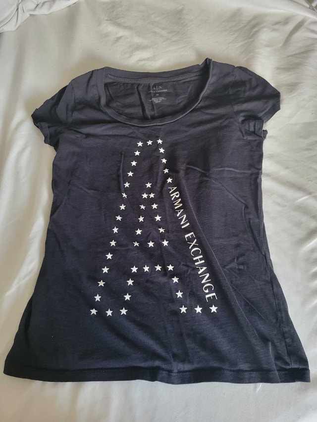 Armani Exchange Black Star Logo T-Shirt