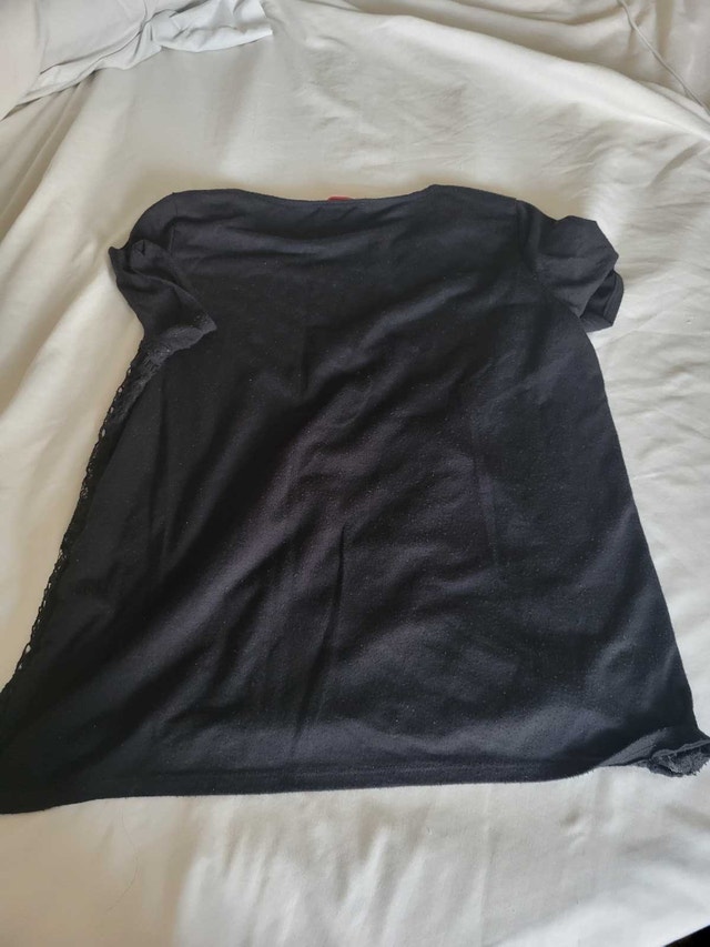 Joe Fresh Black Lace Top - photo 2