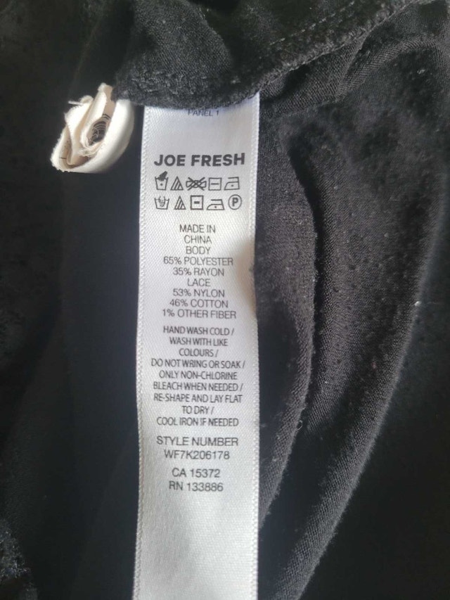 Joe Fresh Black Lace Top - photo 4
